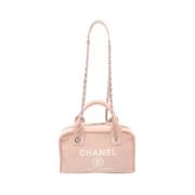 Chanel Vintage Pre-owned Laeder chanel-vskor Pink, Dam