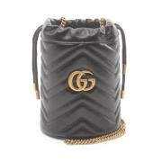 Gucci Vintage Pre-owned Laeder gucci-vskor Black, Dam