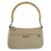 Gucci Vintage Pre-owned Canvas gucci-vskor Beige, Dam