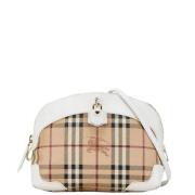 Burberry Vintage Pre-owned Canvas axelremsvskor Multicolor, Dam