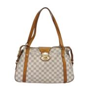 Louis Vuitton Vintage Pre-owned Canvas louis-vuitton-vskor White, Dam