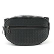 Bottega Veneta Vintage Pre-owned Laeder crossbodyvskor Black, Herr