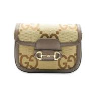 Gucci Vintage Pre-owned Canvas gucci-vskor Beige, Dam