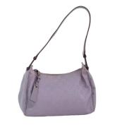 Gucci Vintage Pre-owned Canvas axelremsvskor Purple, Dam