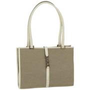 Gucci Vintage Pre-owned Canvas gucci-vskor Beige, Dam