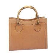 Gucci Vintage Pre-owned Laeder handvskor Brown, Dam