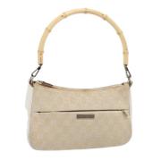 Gucci Vintage Pre-owned Canvas gucci-vskor Beige, Dam