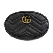 Gucci Vintage Pre-owned Laeder gucci-vskor Black, Dam