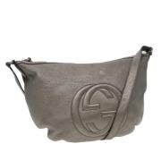 Gucci Vintage Pre-owned Laeder gucci-vskor Gray, Dam