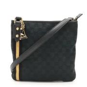 Gucci Vintage Pre-owned Canvas gucci-vskor Black, Dam