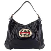 Gucci Vintage Pre-owned Tyg gucci-vskor Black, Dam