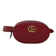 Gucci Vintage Pre-owned Laeder gucci-vskor Red, Dam