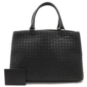 Bottega Veneta Vintage Pre-owned Laeder axelremsvskor Black, Dam