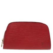 Louis Vuitton Vintage Pre-owned Laeder kuvertvskor Red, Dam