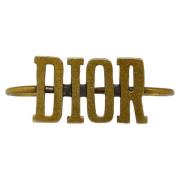 Dior Vintage Pre-owned Metall ringar Yellow, Dam