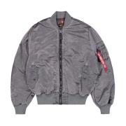 Alpha Industries Vintage Grå Nylonjacka Gray, Herr