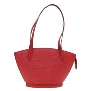 Louis Vuitton Vintage Pre-owned Laeder handvskor Red, Dam