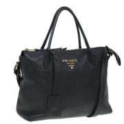 Prada Vintage Pre-owned Laeder handvskor Black, Dam