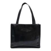 Chanel Vintage Pre-owned Laeder totevskor Black, Dam