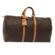 Louis Vuitton Vintage Pre-owned Laeder resvskor Brown, Dam