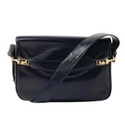 Celine Vintage Pre-owned Laeder axelremsvskor Black, Dam