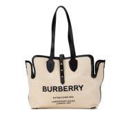 Burberry Vintage Pre-owned Canvas totevskor Brown, Dam