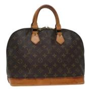 Louis Vuitton Vintage Pre-owned Canvas handvskor Brown, Dam