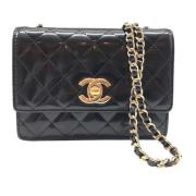 Chanel Vintage Pre-owned Laeder chanel-vskor Black, Dam