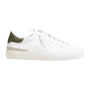 D.a.t.e. Herr Läder Sneakers Höst/Vinter Kollektion White, Herr