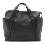 Chanel Vintage Pre-owned Laeder handvskor Black, Dam