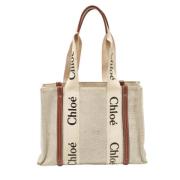 Chloé Pre-owned Pre-owned Canvas totevskor Beige, Dam