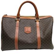 Celine Vintage Pre-owned Canvas handvskor Brown, Dam