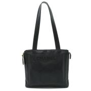 Chanel Vintage Pre-owned Laeder totevskor Black, Dam