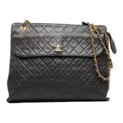 Chanel Vintage Pre-owned Laeder chanel-vskor Black, Dam