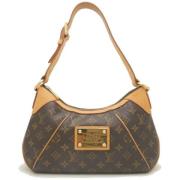 Louis Vuitton Vintage Pre-owned Canvas handvskor Brown, Dam