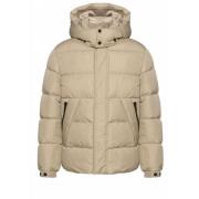 Boss Beige Huva Pufferjacka - H-Corbinian3 Beige, Herr