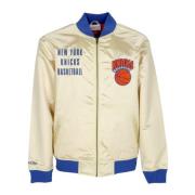 Mitchell & Ness New York Knicks Vintage Logo Bomberjacka Yellow, Herr