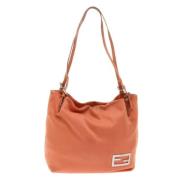 Fendi Vintage Pre-owned Nylon fendi-vskor Orange, Dam