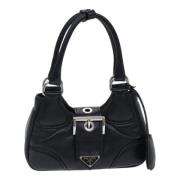 Prada Vintage Pre-owned Laeder handvskor Black, Dam