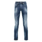 Dondup Skinny Indigo Ekologisk Bomull Jeans Blue, Herr