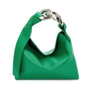 JW Anderson Stilfull Grön Liten Kedja Hobo Axelväska Green, Dam