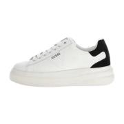 Guess Läder Sneakers Elbina för Kvinnor White, Dam