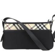 Burberry Vintage Pre-owned Canvas axelremsvskor Black, Dam