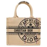 Dior Vintage Pre-owned Canvas handvskor Beige, Dam