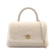 Chanel Vintage Pre-owned Tyg chanel-vskor White, Dam