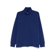 Emporio Armani Stiliga Sweaters Kollektion Blue, Herr