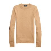 Ralph Lauren Beige Slim Fit blus Beige, Dam