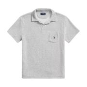 Ralph Lauren Grå polo Custom Slim Fit Gray, Herr