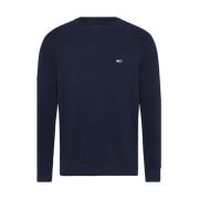 Tommy Jeans Stilren Stickad Topp Blue, Herr