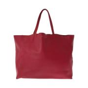 Celine Vintage Pre-owned Laeder handvskor Red, Dam